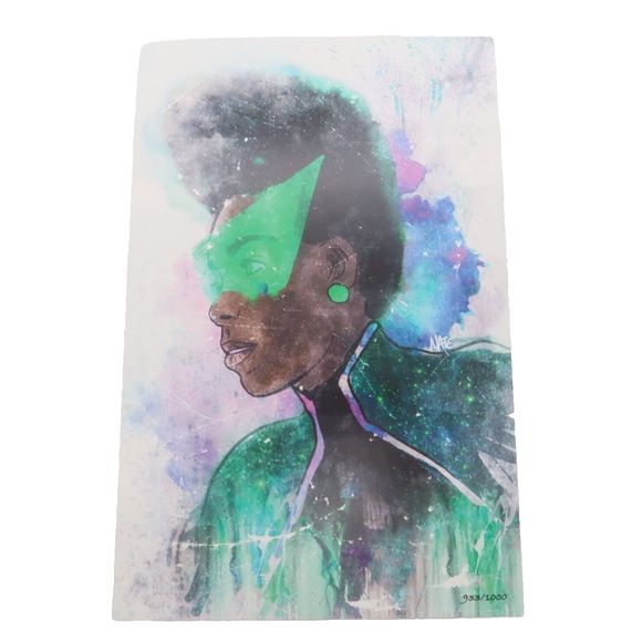Green Lantern Art Print Nate Johnson 6x10 ComicTom101 Exclusive Ltd Ed 933/1000 - Picture 1 of 6